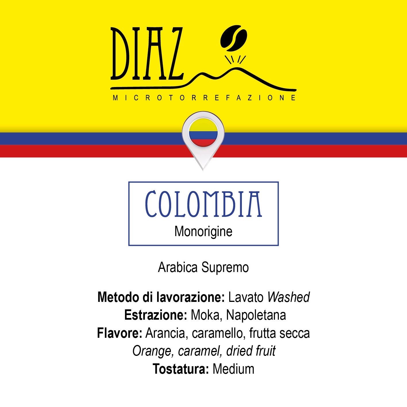 Monorigine Arabica Colombia Supremo 250gr