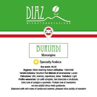 Burundi Specialty Arabica Kibira Red Bourbon